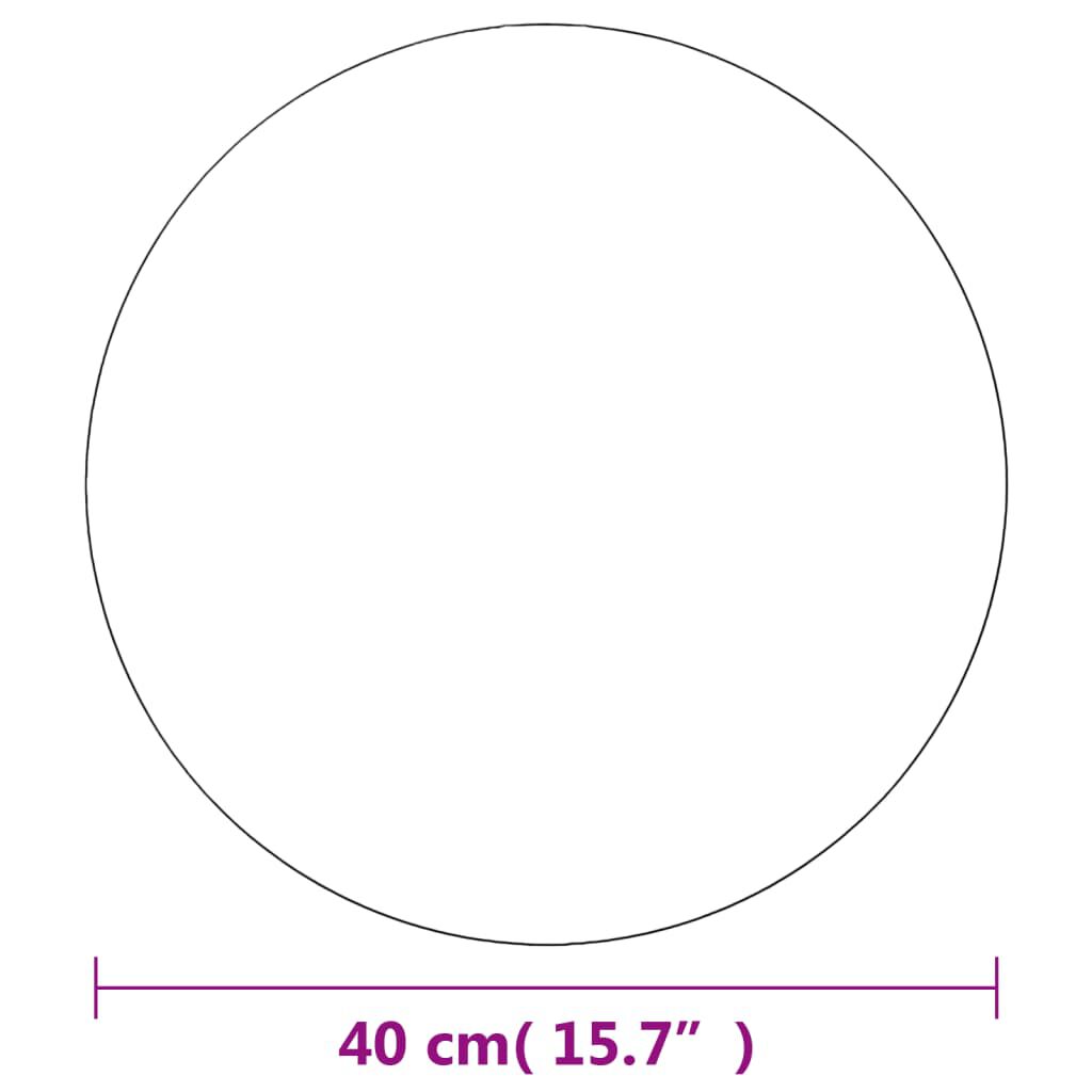vidaXL Wall Mirrors 2 pcs 40 cm Round Glass