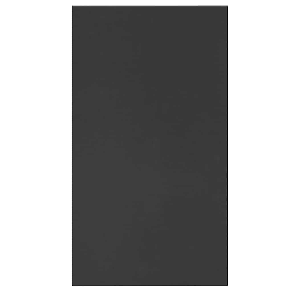 vidaXL Book Cabinet/Sideboard Black 50x25x80 cm Engineered Wood