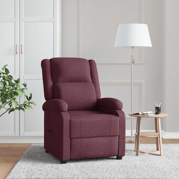 vidaXL Recliner Chair Cream Fabric