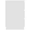 vidaXL Writing Desk White 140x50x77 cm Engineered Wood