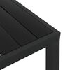 vidaXL 3 Piece Garden Dining Set with Cushions Poly Rattan Black