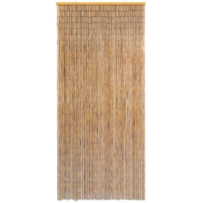 vidaXL Insect Door Curtain Bamboo 90x220 cm, brown vidaXL Insect Door Curtain Bamboo 90x220 cm