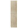 vidaXL Wardrobe Sonoma Oak 100x50x200 cm Engineered Wood