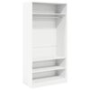 vidaXL Wardrobe White 100x50x200 cm Engineered Wood