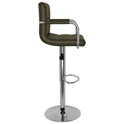 vidaXL Bar Stool Brown Faux Leather, brown vidaXL Bar Stool Brown Faux Leather