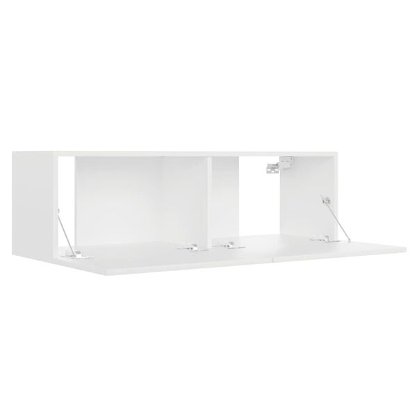 vidaXL TV Cabinet White 100x30x30 cm Engineered Wood