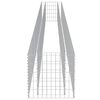 vidaXL Gabion Raised Bed Galvanised Steel 540x50x50 cm