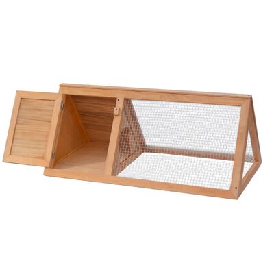 vidaXL Animal Rabbit Cage Wood, brass vidaXL Animal Rabbit Cage Wood