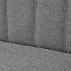 vidaXL Sofa Fabric 117x55.5x77 cm Light Grey