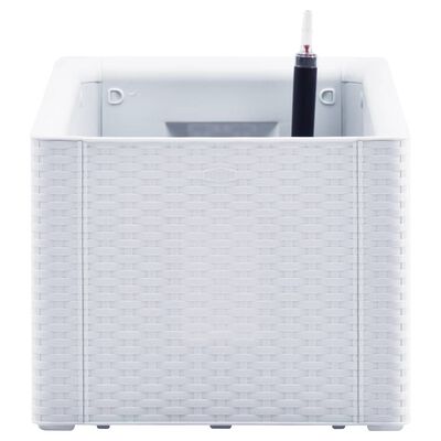 vidaXL Garden Raised Bed with Self Watering System White 100x43x33 cm, white vidaXL Garden Raised Bed with Self Watering System White 100x43x33 cm