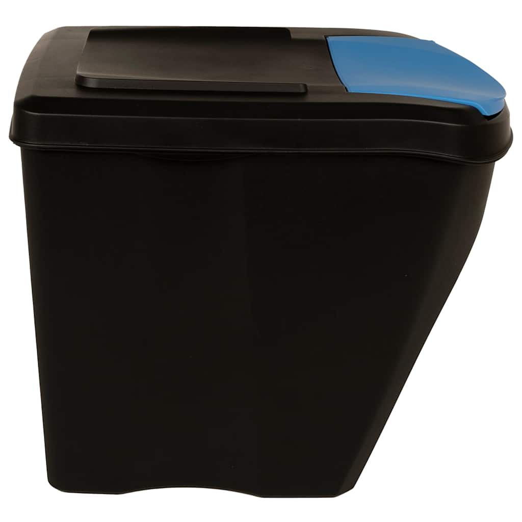 vidaXL Stackable Dustbins 3 pcs Anthracite 75 L