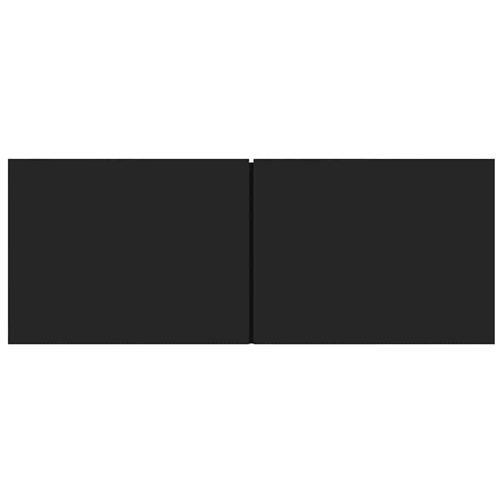 vidaXL TV Cabinets 2 pcs Black 80x30x30 cm Engineered Wood