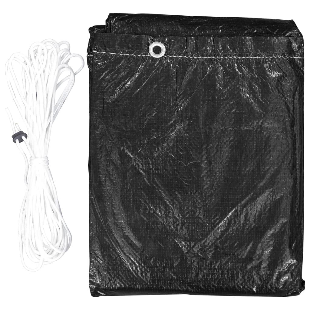 vidaXL Garden Furniture Covers 2 pcs 6 Eyelets for Gas BBQs 180x80x125 cm