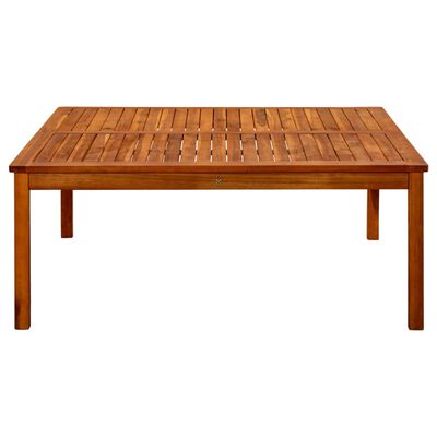 vidaXL Garden Coffee Table 110x110x45 cm Solid Acacia Wood