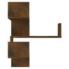 vidaXL Wall Corner Shelf Smoked Oak 40x40x50 cm Engineered Wood