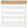 vidaXL Wine Cabinet White 70x22.5x70.5 cm MDF