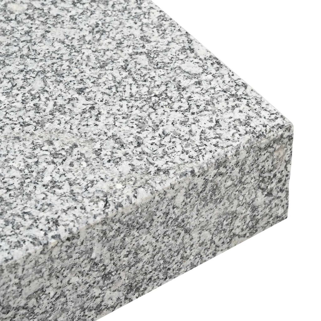vidaXL Umbrella Base Light Grey 45x25x8.3 cm Granite