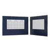 vidaXL Party Tent Sidewall 2 pcs with Window PE Blue