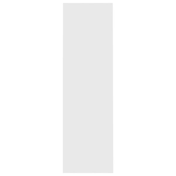 vidaXL Book Cabinet White 97.5x29.5x100 cm Engineered Wood