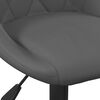 vidaXL Bar Stools 2 pcs Dark Grey Velvet
