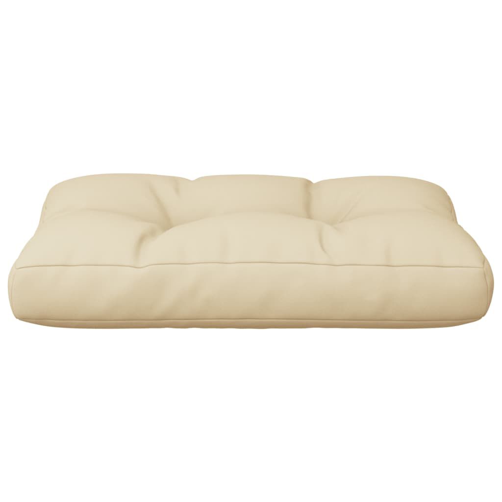 vidaXL Pallet Cushion Beige 50x40x12 cm Fabric