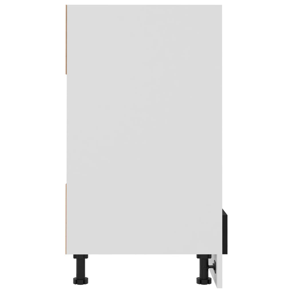 vidaXL Oven Cabinet Lyon Black 60x46x81.5 cm Engineered Wood