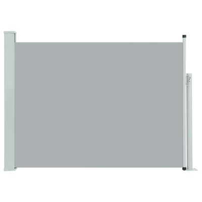 vidaXL Patio Retractable Side Awning 100x500 cm Grey, grey vidaXL Patio Retractable Side Awning 100x500 cm Grey
