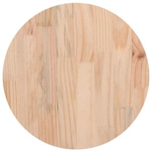vidaXL Table Top Ø40x2.5 cm Solid Wood Pine
