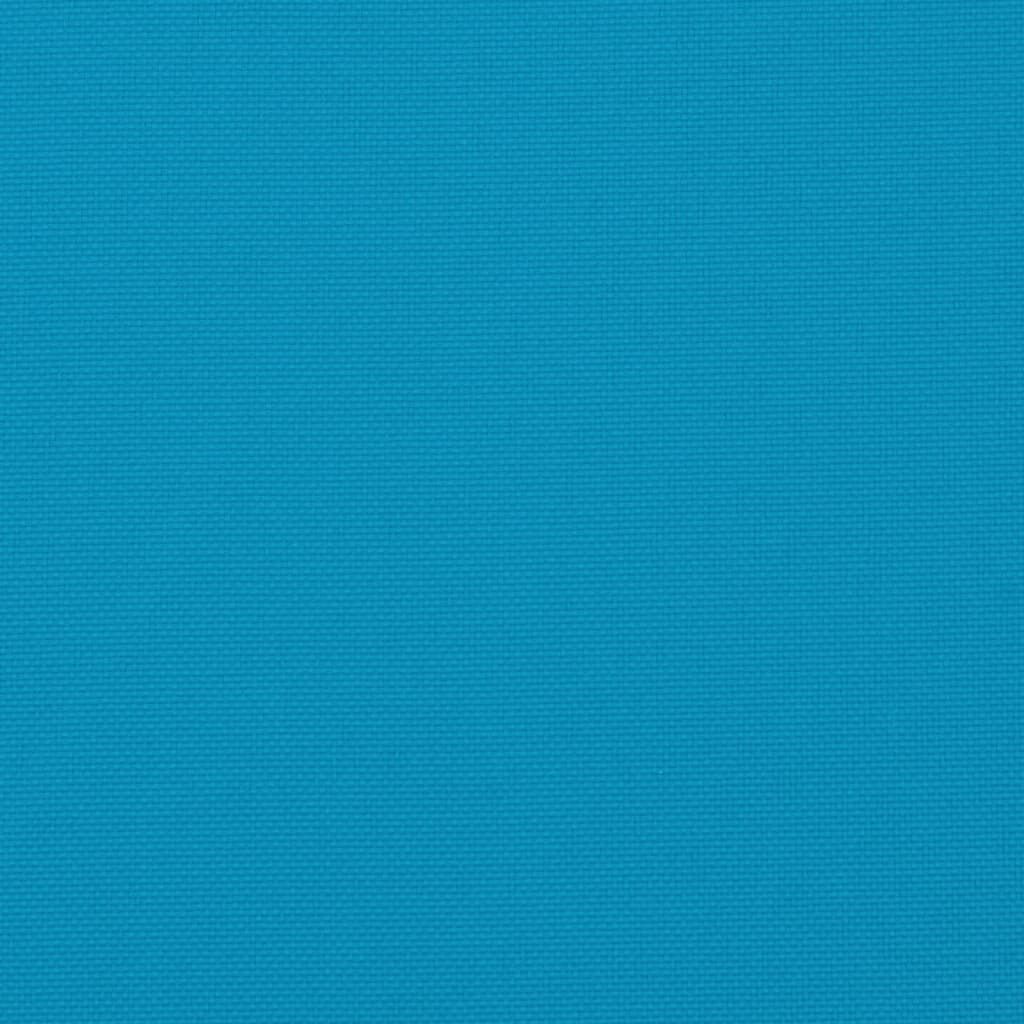 vidaXL Pallet Cushion Blue 50x50x12 cm Fabric