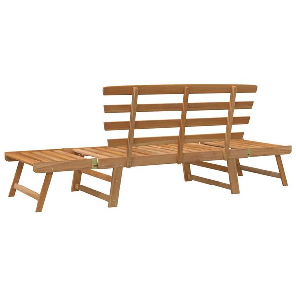 vidaXL Garden Bench 2-in-1 190 cm Solid Acacia Wood