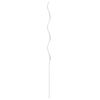 vidaXL 20 pcs Spiral Plant Supports 110 cm Galvanised Steel