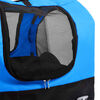 vidaXL 2-in-1 Pet Bike Trailer & Jogging Stroller Blue and Black