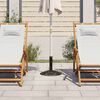 vidaXL Umbrella Base Black and Bronze 9 kg 40 cm Cast Iron