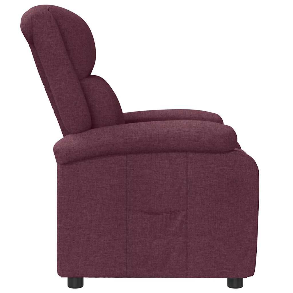 vidaXL Recliner Chair Cream Fabric