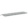 vidaXL Garden Bench Cushions 2 pcs Melange Light Grey 200x50x7 cm Fabric