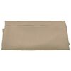 vidaXL Replacement Fabric for Outdoor Parasol Taupe 300 cm