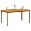 vidaXL Garden Table 150x90x74 cm Solid Acacia Wood