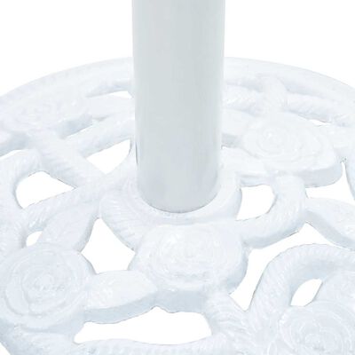 vidaXL Umbrella Base White 9 kg 40 cm Cast Iron, white vidaXL Umbrella Base White 9 kg 40 cm Cast Iron