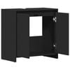 vidaXL Bathroom Cabinet Black 60x33x61 cm Engineered Wood