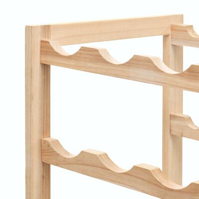 vidaXL Wine Rack Cedar Wood 57.5x28x102 cm