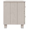 vidaXL Bedside Cabinets HAMAR 2 pcs White 40x35x44.5 cm Solid Wood