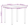 vidaXL 5 Piece Garden Dining Set Oak