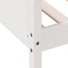 vidaXL Day Bed without Mattress White 90x200 cm Solid Wood Pine