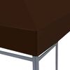 vidaXL Gazebo Top Cover 310 g/m² 3x3 m Brown