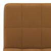vidaXL Bar Stools 2 pcs Brown Velvet