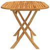 vidaXL Folding Garden Table 160x85x75 cm Solid Eucalyptus Wood