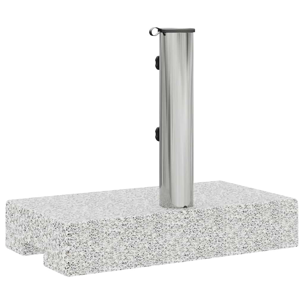 vidaXL Parasol Base Granite Rectangular 25 kg