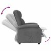 vidaXL Recliner Chair Dark Grey Fabric
