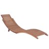 vidaXL Folding Sun Loungers 2 pcs Solid Teak Wood