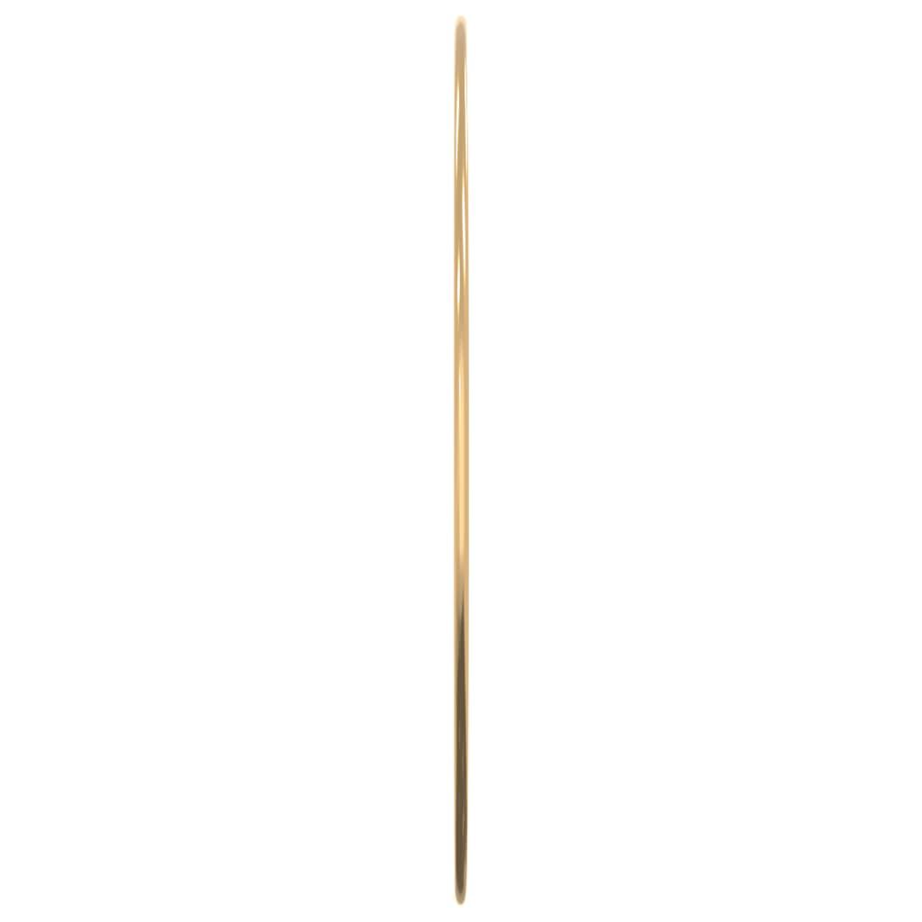 vidaXL Wall Mirror Gold Ø 50 cm Round